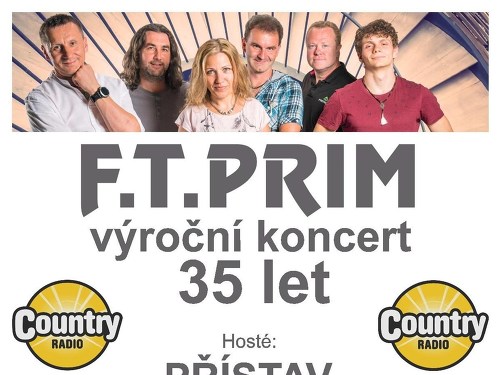 Plakát události F.T.PRIM - výroční koncert 35 let