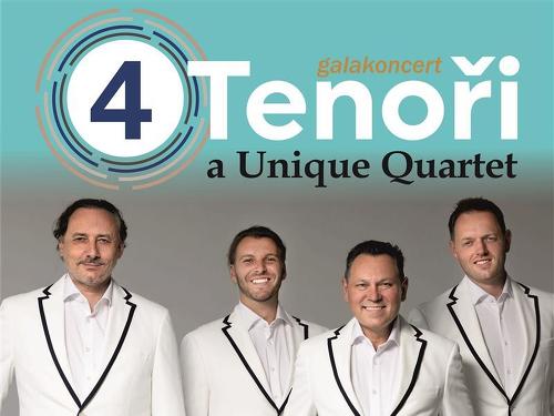 Plakát události 4 Tenoři a Unique Quartet