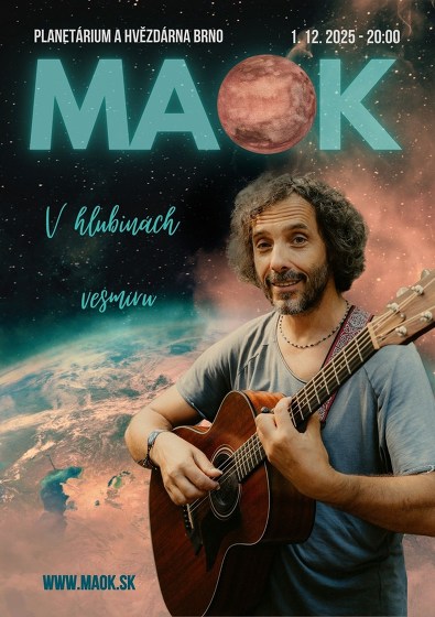 Plakát události MAOK - V hlubinách vesmíru (Brno)