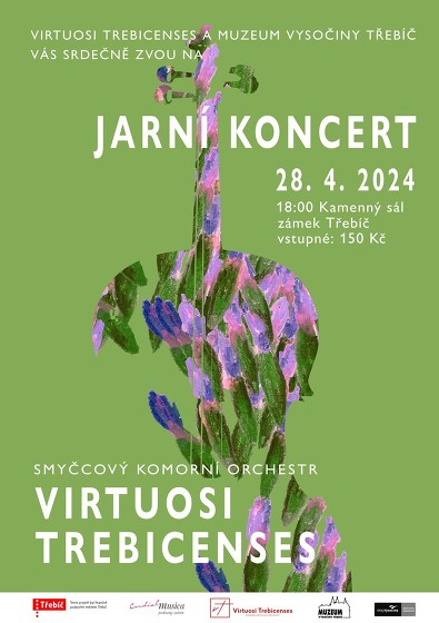 Plakát události Jarní koncert Virtuosi Trebicenses