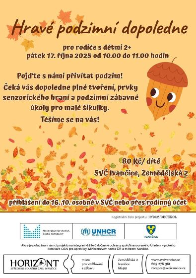 Plakát události Hravé podzimní dopoledne