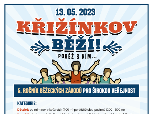 Plakát události Křižínkov běží! Poběž s ním...