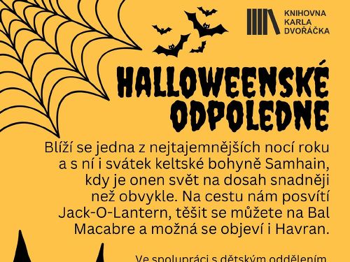 Plakát události Halloweenské odpoledne 2025