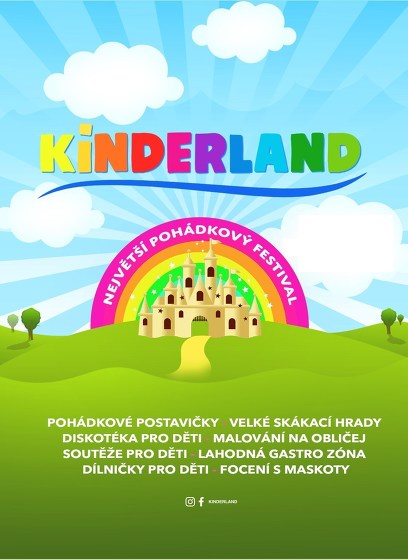 Plakát události Kinderland Festival Zámek Liblice 2024