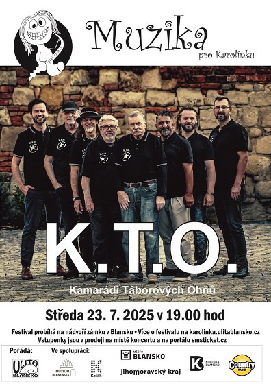 Plakát události Muzika pro Karolínku - K: T. O.