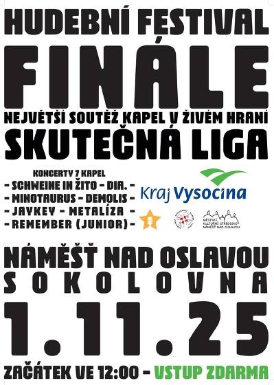 Plakát události Skutečná liga - finále