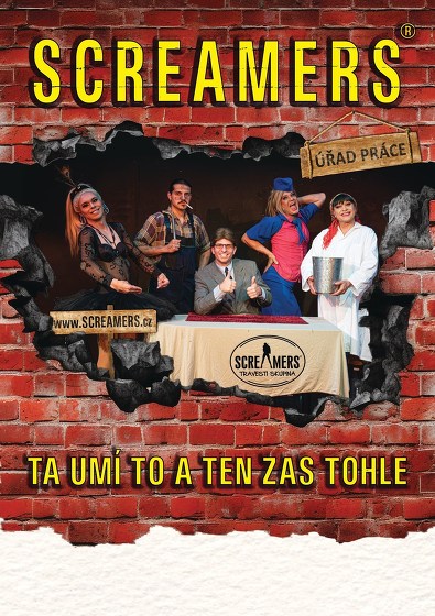 Plakát události SCREAMERS: Ta umí to a ten zas tohle