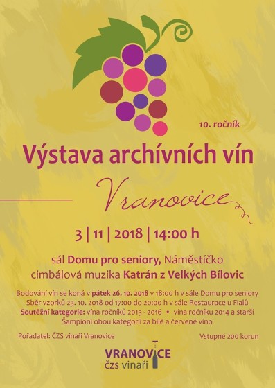 Plakát události Výstava archivních vín
