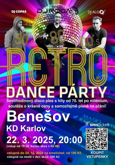 Plakát události Retro Dance Párty