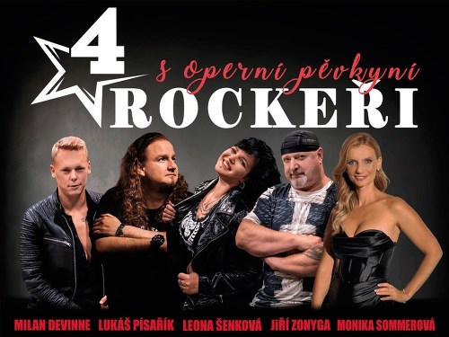 Plakát události 4 ROCKEŘI s operní pěvkyní