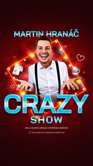 Plakát události Martin Hranáč - CRAZY SHOW - Rakovník