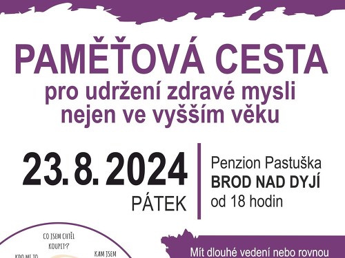 Plakát události Paměťová cesta