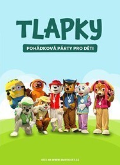 Plakát události TLAPKY V BŘECLAVI | Pohádková party pro děti