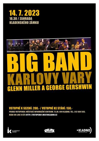 Plakát události Big Band Karlovy Vary - Glenn Miller a George Gershwin