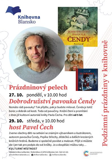 Plakát události Prázdninový pelech: Dobrodružství pavouka Čendy