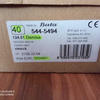 Zdravotní obuv vel.40-nová