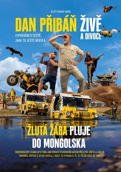 Plakát události Žlutá žába pluje do Mongolska