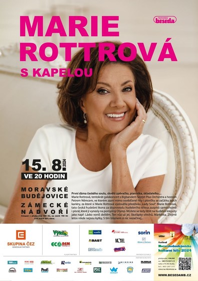 Plakát události Marie Rottrová s kapelou