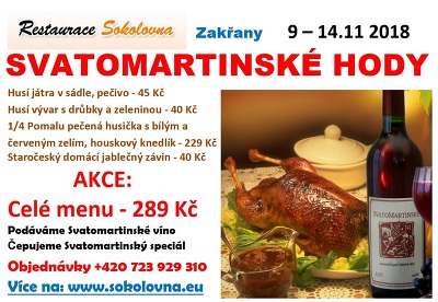 Plakát události Svatomartinské hody