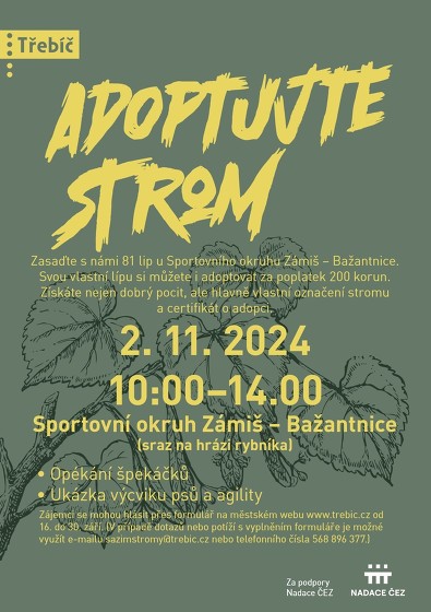 Plakát události Adoptujte strom