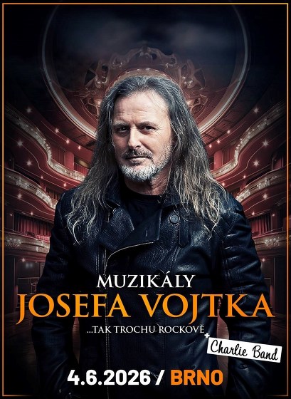 Plakát události Muzikály Josefa Vojtka v Brně