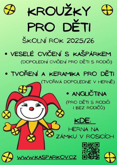 Plakát události Kroužky pro děti