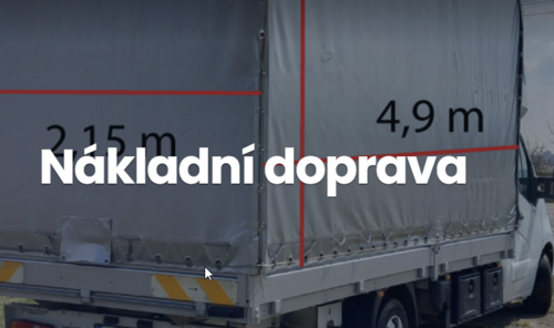 Nákladní doprava do 3,5 t vnitro i zahraničí