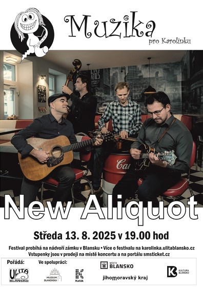 Plakát události Muzika pro Karolínku - New Aliquot