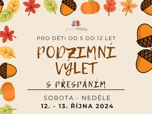 Plakát události Podzimní výlet s přespáním