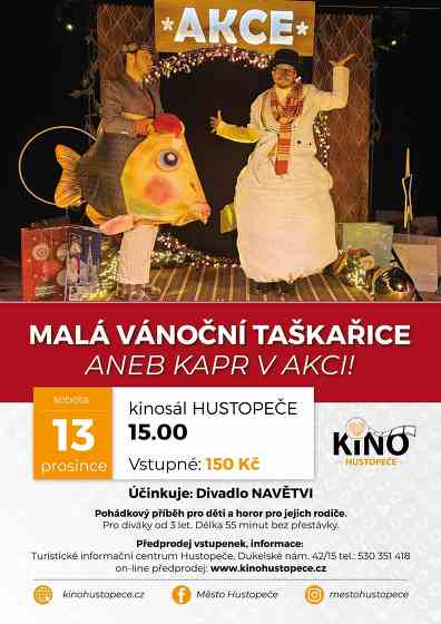 Plakát události Malá vánoční taškařice aneb Kapr v AKCI!