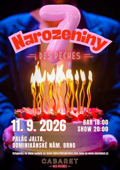 Plakát události 7. Cabaretní narozeniny
