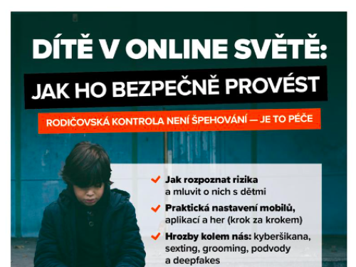 Plakát události Děti a bezpečí v online světě