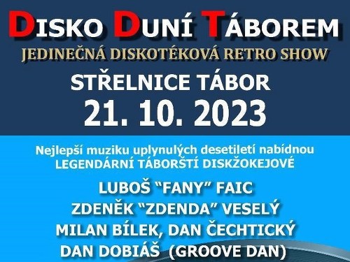 Plakát události Disko Duní Táborem