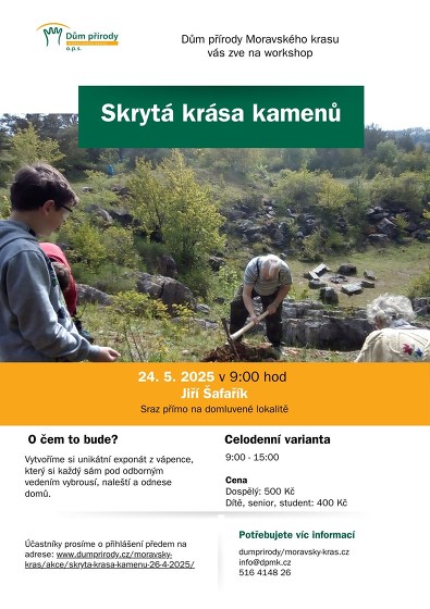 Plakát události Skrytá krása kamenů květen - celodenní