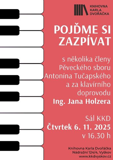 Plakát události Pojďme si zazpívat ...