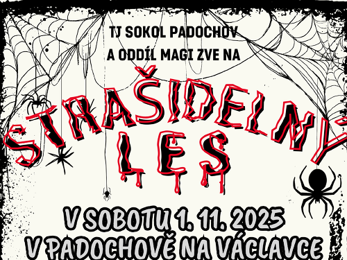 Plakát události Strašidelný les v Padochově