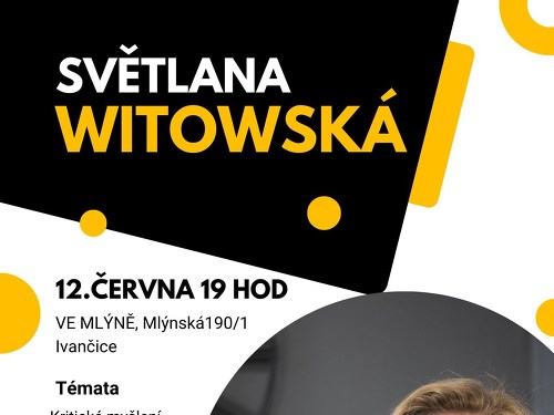 Plakát události Světlana Witowská - LIVE