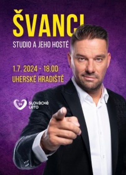 Plakát události Švanci studio a jeho hosté - Slovácké léto 2024