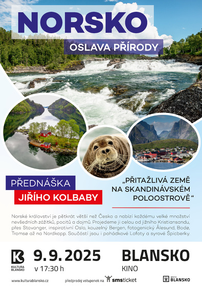 Plakát události Jiří Kolbaba – Norsko – oslava přírody