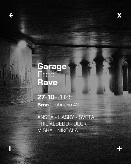Plakát události Garage Free Rave