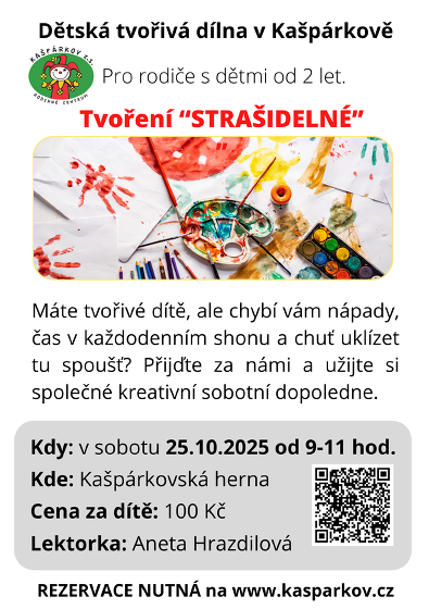 Plakát události Dětská tvořivá dílna - strašidelná