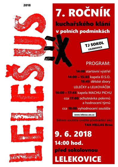 Plakát události Lelešus 2018 - Lelekovice