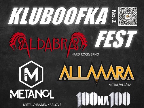Plakát události Kluboofka Fest No.2