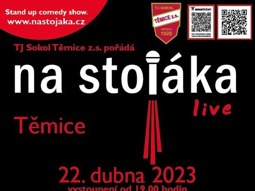 Plakát události NA STOJÁKA 2023