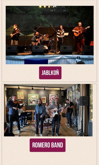 Plakát události Jablkoň a Romero Band