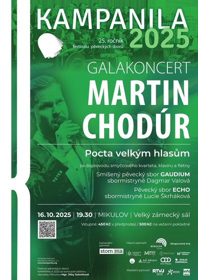 Plakát události Galakoncert KAMPANILA 2025 | Martin Chodúr