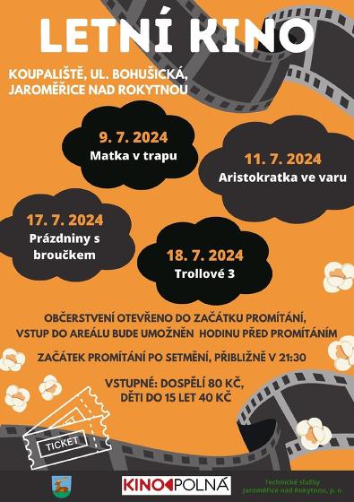 Plakát události Letní kino