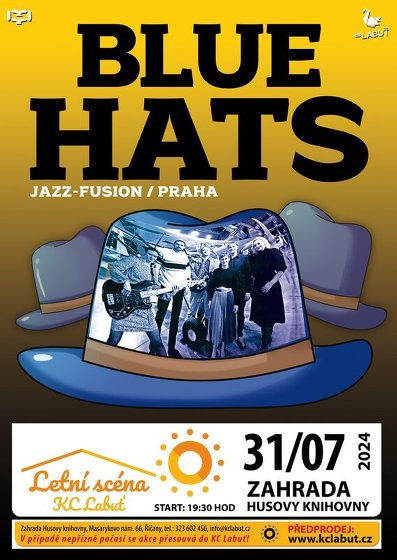 Plakát události Koncert Blue Hats