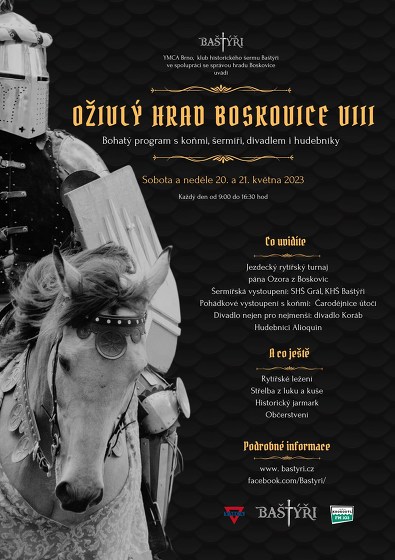 Plakát události Oživlý hrad Boskovice VIII.