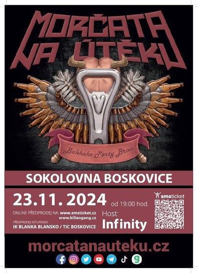 Plakát události Morčata na útěku + Infinity